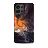 Space Story - Interstellar Nebula Samsung Case, Galaxy S25 Ultra / Matte, Smartphone Dark Colorful Nebula-patterned Case