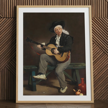The Spanish Singer - Edouard Manet Art Print / Canvas, 24x32’’ / 61x81cm / Natural Frame / Matboard, Posters Prints & Visual Artwork, Toby