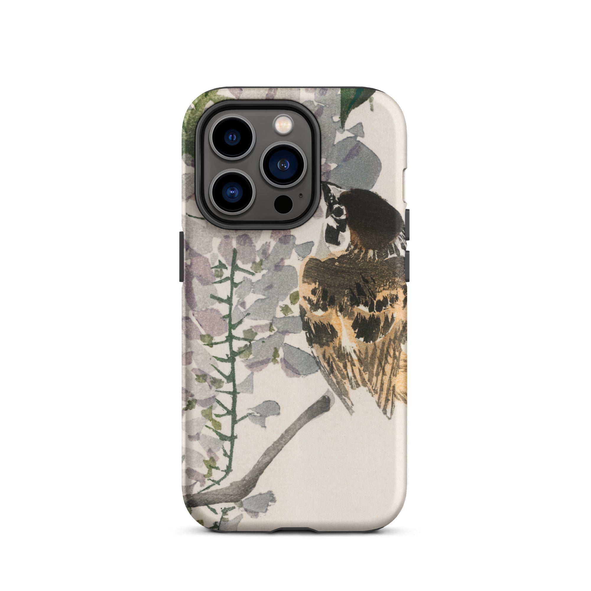 Sparrow on a Branch Kōno Bairei Meiji Bird Iphone Case, 14 Pro / Matte, Bird Themed Phone Case