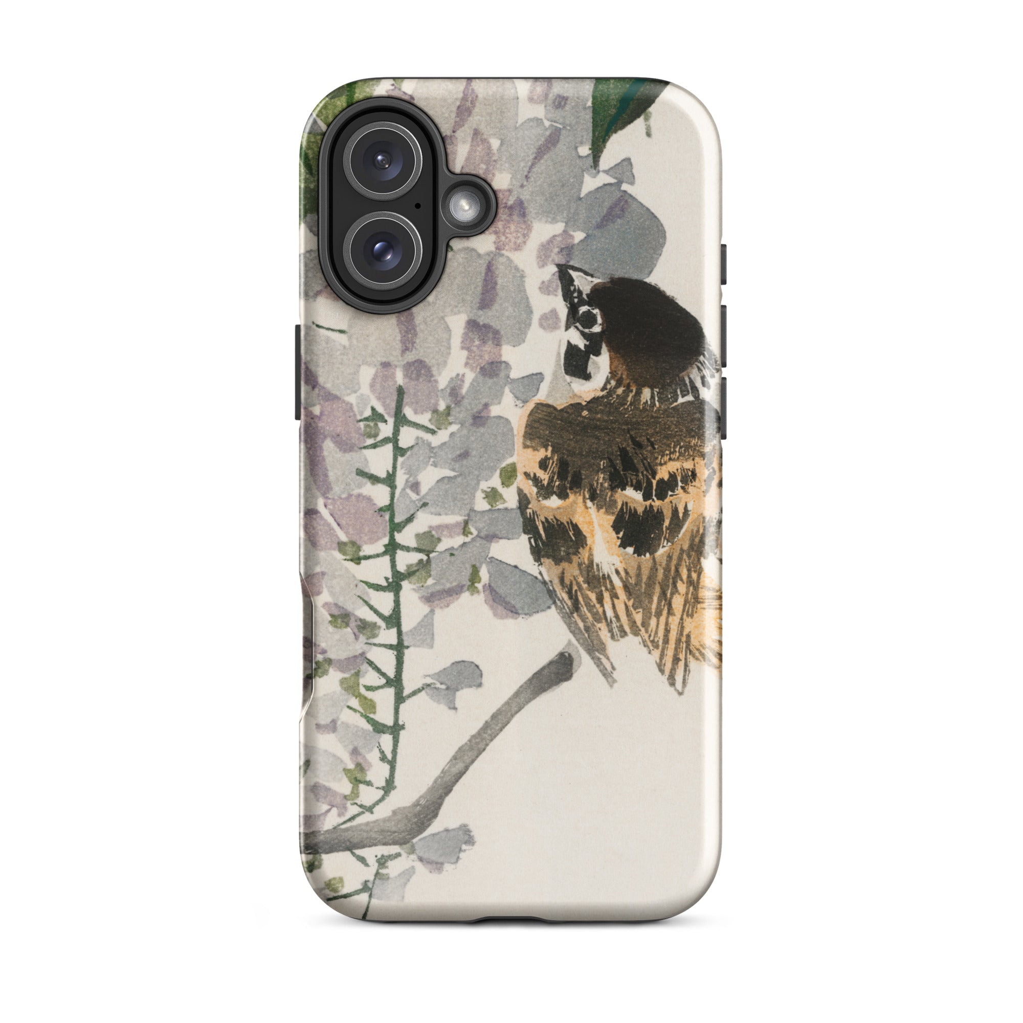 Sparrow on a Branch Kōno Bairei Meiji Bird Iphone Case, 16 Plus / Matte, Bird Themed Phone Case