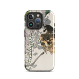 Sparrow on a Branch - Kono Bairei Meiji Bird Phone Case Bird-themed Phone Case Bairei Meiji Era, Meiji-era Japan, Era Bird Iphone Toby Leon