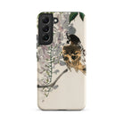 Sparrow on a Branch Kōno Bairei Meiji Bird Samsung Case, Galaxy S22 Plus / Matte, Smartphone Case Painted Bird Branch Flowers