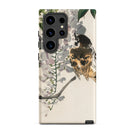 Sparrow on a Branch Kōno Bairei Meiji Bird Samsung Case, Galaxy S24 Ultra / Matte, Smartphone Case Bird Branch Flowers