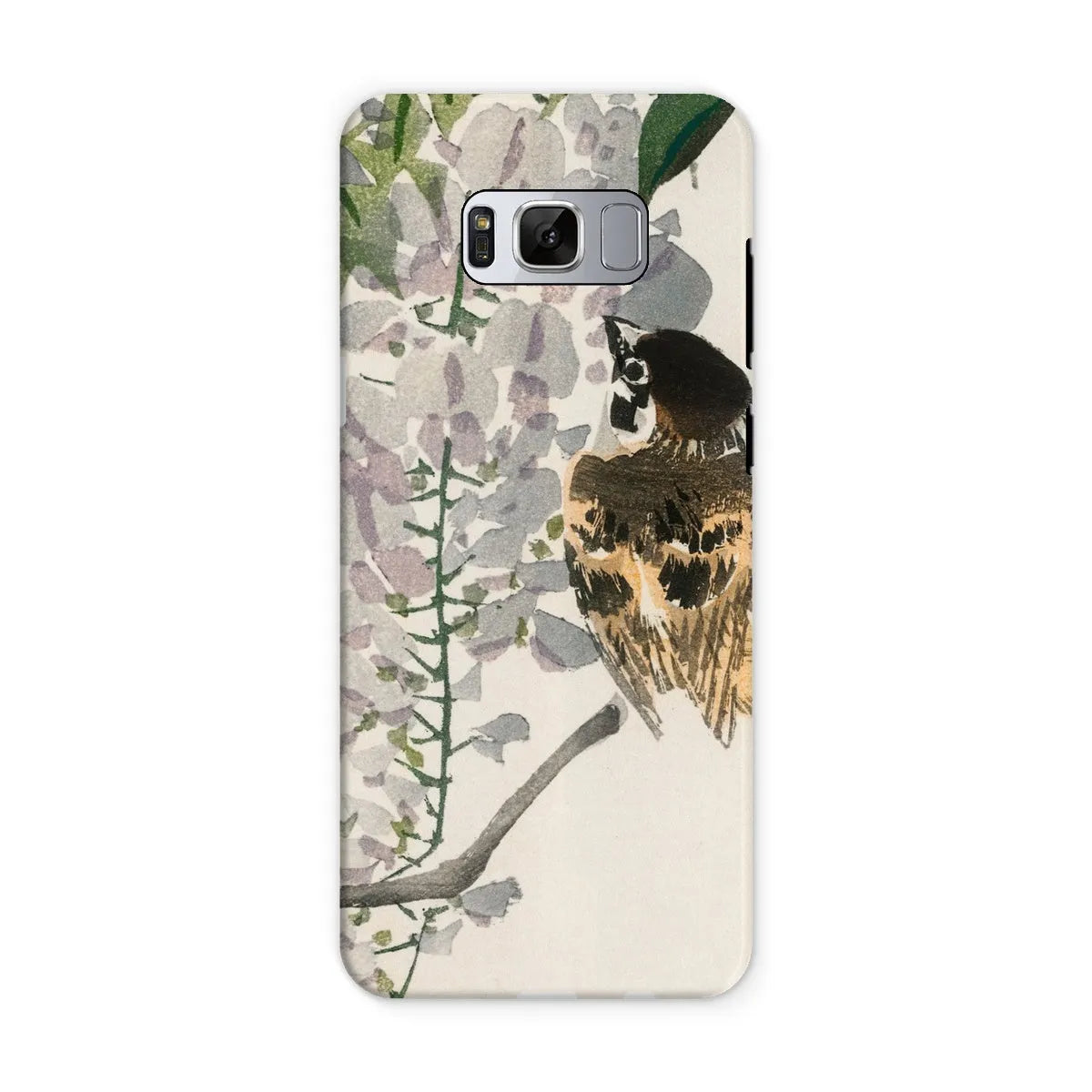 Sparrow On a Branch - Meiji Bird Phone Case - Kōno Bairei - Samsung Galaxy S8 / Matte - Mobile Phone Cases