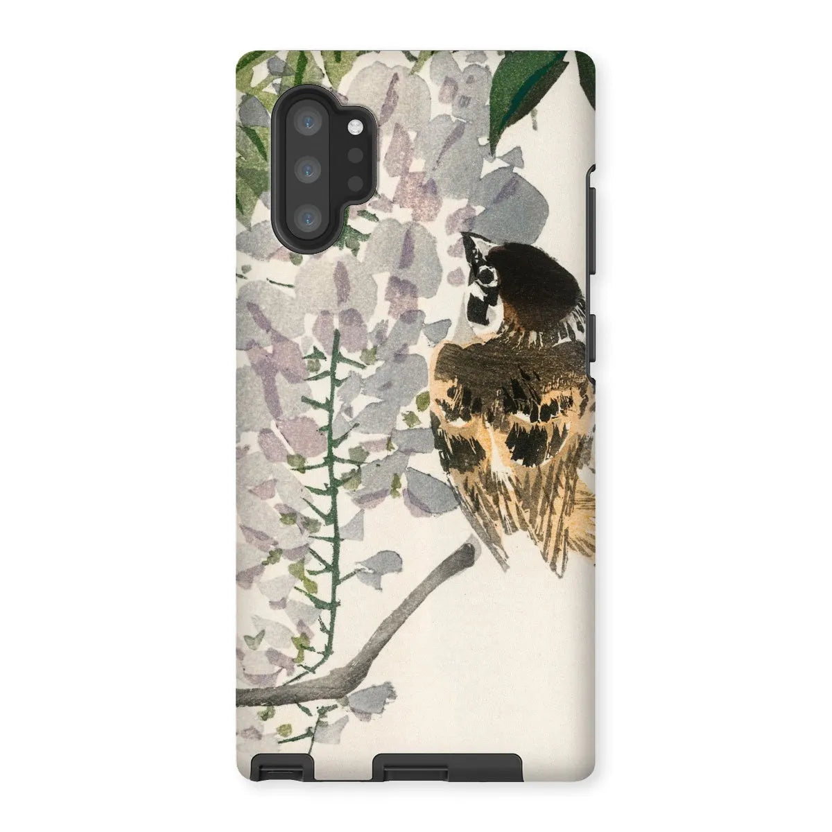 Sparrow On a Branch - Meiji Bird Phone Case - Kōno Bairei - Samsung Galaxy Note 10p / Matte - Mobile Phone Cases
