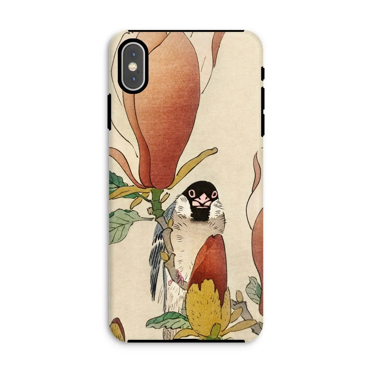 Sparrow On Magnolia - Kachō-e Art Phone Case - Ohara Koson - Iphone Xs Max / Matte - Mobile Phone Cases - Aesthetic Art