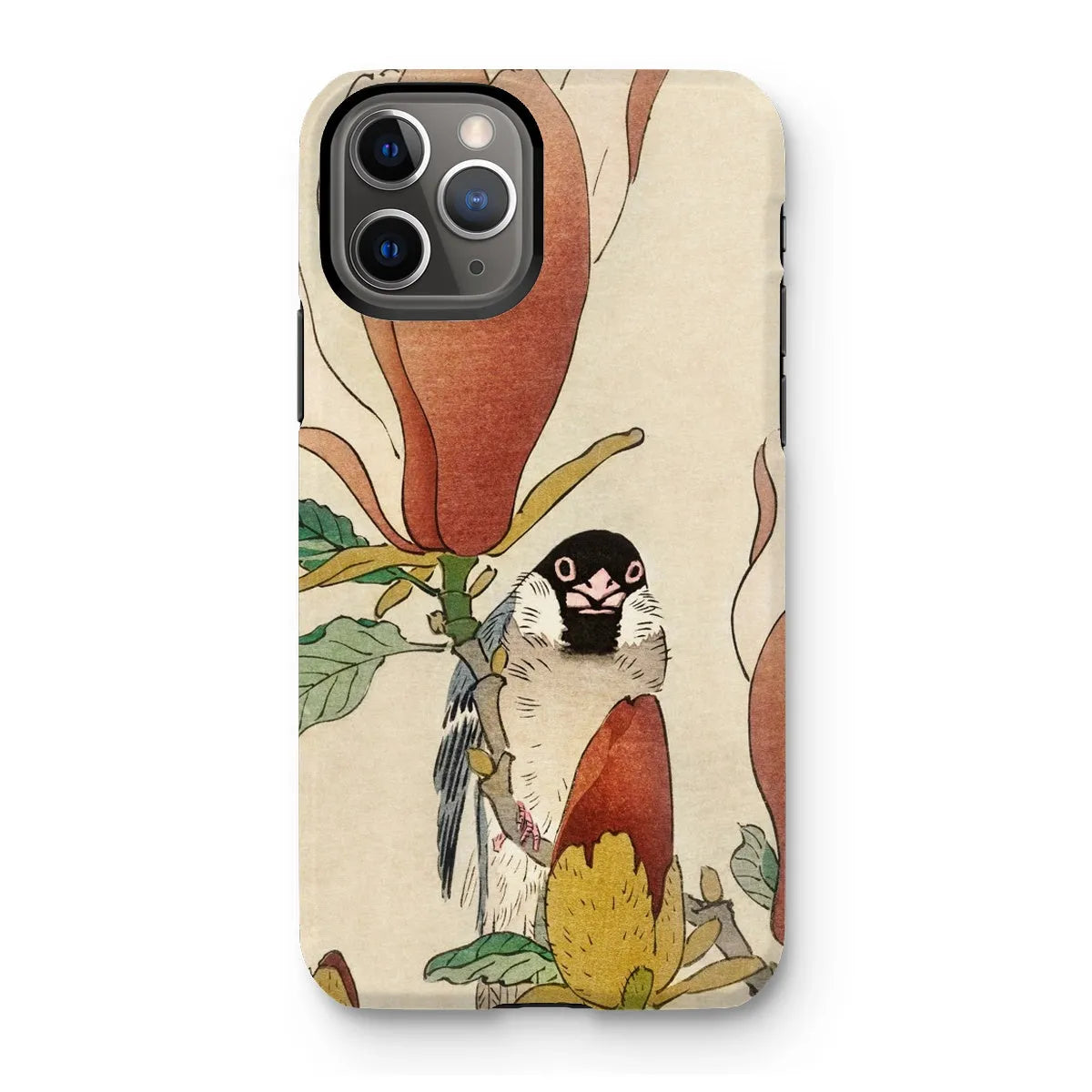 Sparrow On Magnolia - Kachō-e Art Phone Case - Ohara Koson - Iphone 11 Pro / Matte - Mobile Phone Cases - Aesthetic Art