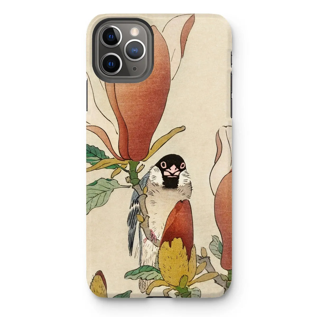 Sparrow On Magnolia - Kachō-e Art Phone Case - Ohara Koson - Iphone 11 Pro Max / Matte - Mobile Phone Cases