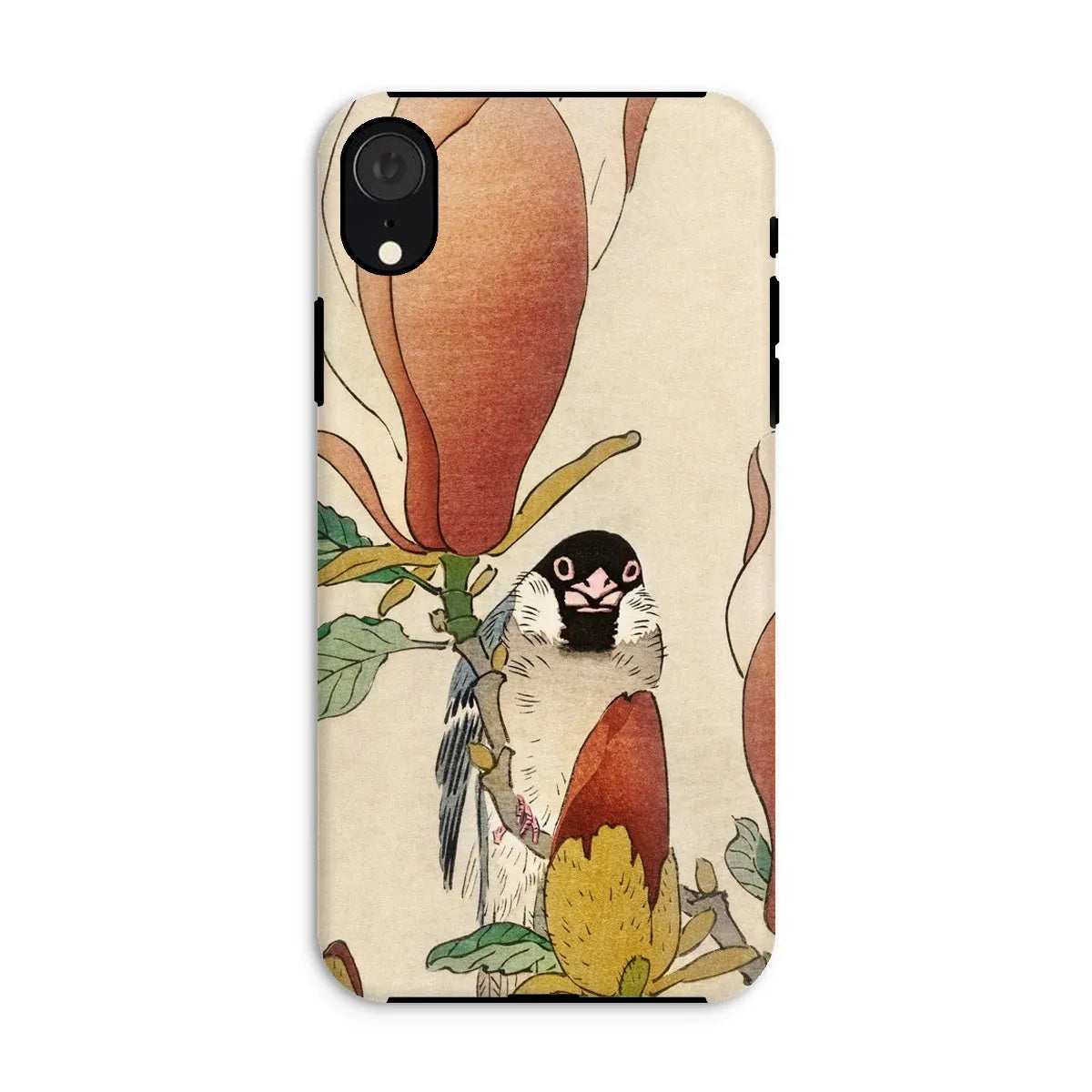 Sparrow On Magnolia - Kachō-e Art Phone Case - Ohara Koson - Iphone Xr / Matte - Mobile Phone Cases - Aesthetic Art