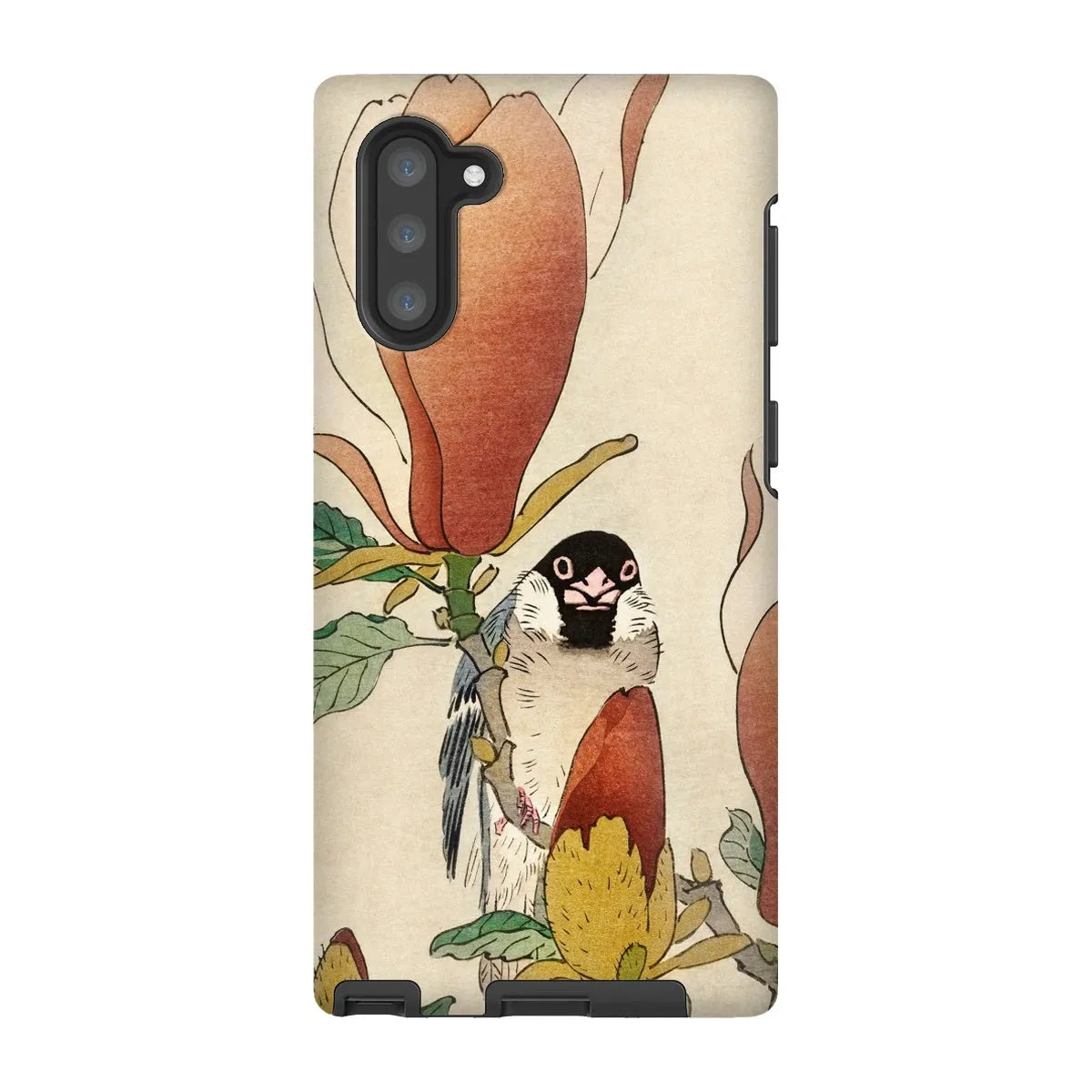 Sparrow On Magnolia - Kachō-e Art Phone Case - Ohara Koson - Samsung Galaxy Note 10 / Matte - Mobile Phone Cases
