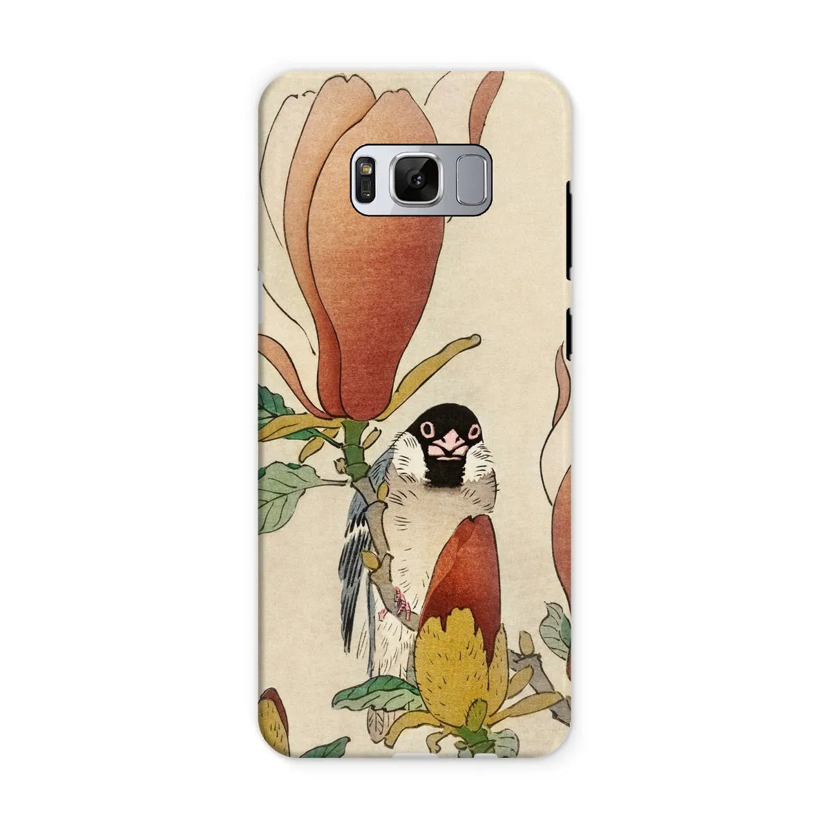 Sparrow On Magnolia - Kachō-e Art Phone Case - Ohara Koson - Samsung Galaxy S8 / Matte - Mobile Phone Cases