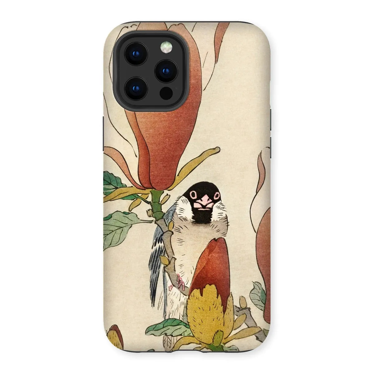 Sparrow On Magnolia - Kachō-e Art Phone Case - Ohara Koson - Iphone 12 Pro Max / Matte - Mobile Phone Cases