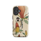 Sparrow on Magnolia - Ohara Koson Kachō-e Iphone Case, 16 / Matte, Bird Magnolia Flower Phone Case