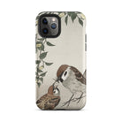 Sparrows Feeding Ohara Koson Japanese Bird Iphone Case, 11 Pro / Matte, Bird Themed Smartphone Case