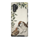 Sparrows Feeding - Ohara Koson Japanese Bird Iphone Case Mobile Phone Cases