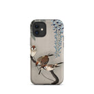 Sparrows and Wisteria Ohara Koson Shin Hanga Iphone Case, 12 Mini / Matte, Bird Themed Phone Case