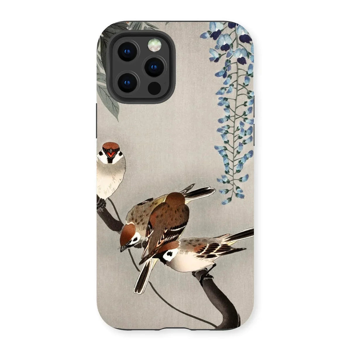 Sparrows and Wisteria - Ohara Koson Shin-hanga Iphone Case 13 Pro / Matte Mobile Phone Cases