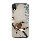 Sparrows and Wisteria - Ohara Koson Shin-hanga Iphone Case - Xr / Matte