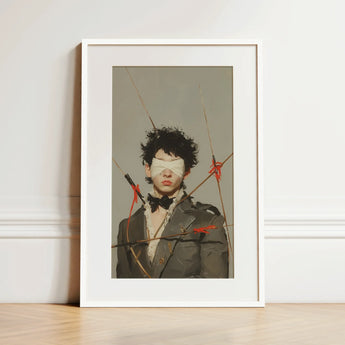 Spearhead - Dapper Gay Outlaw Art Print / Canvas, 12x18’’ / 31x46cm / White Frame / Matboard, Posters Prints & Visual Artwork, Toby Leon