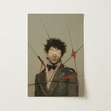 Spearhead - Dapper Gay Outlaw Art Print / Canvas Rectangular Person Dark Curly Hair Eye Dandy, Prints