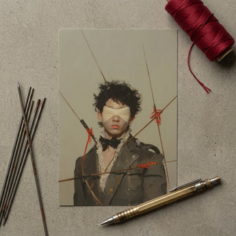 Spearhead - Dapper Gay Outlaw Art Print / Canvas Rectangular Portrait Person Dark Curly Hair Dandy, Prints