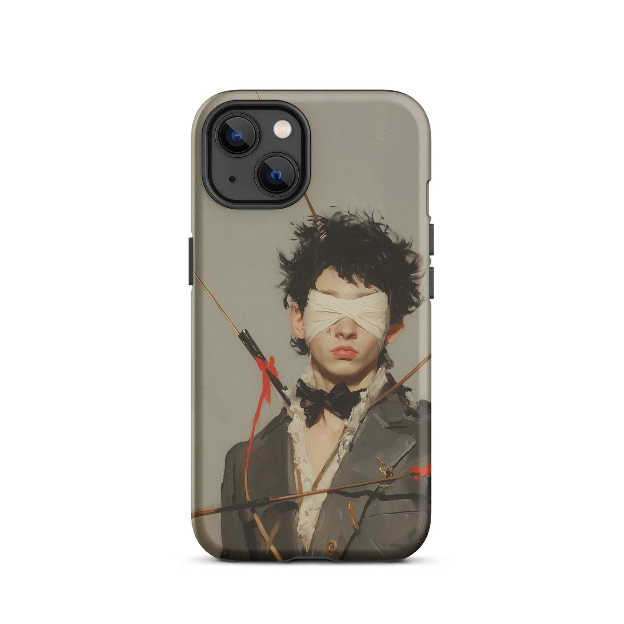Spearhead New Romantic Outlaw Dandy Iphone Case, 13 / Matte, Iphone Case Blindfolded Person Design