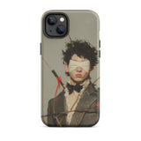 Spearhead - New Romantic Outlaw Dandy Iphone Case, 14 Plus / Matte, Phone Case Blindfolded Figure