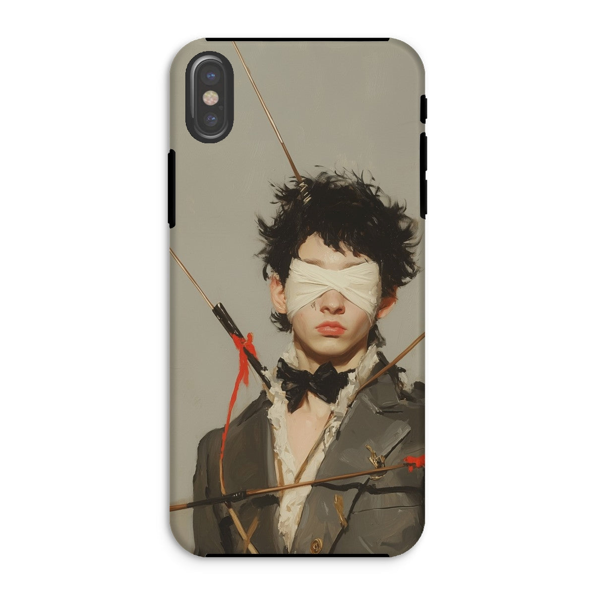 Spearhead New Romantic Outlaw Dandy Iphone Case, Xs / Matte, Phone Case Blindfolded Person