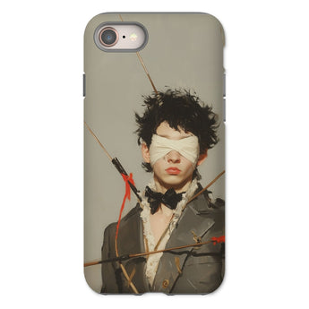 Spearhead - New Romantic Outlaw Dandy Phone Case Iphone 8 / Matte Phone Case Blindfolded Figure Pierced Arrows Romantic Outlaw Dandy,