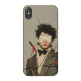 Spearhead - New Romantic Outlaw Dandy Phone Case Iphone x / Matte Phone Case Blindfolded Person Pierced Arrows Romantic Outlaw Dandy,