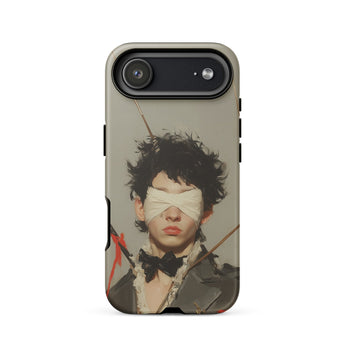 Spearhead - New Romantic Outlaw Dandy Phone Case Iphone 17 Air / Matte Google Pixel 7 Phone Case Blindfolded Character Design Romantic