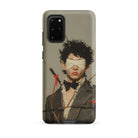 Spearhead New Romantic Outlaw Dandy Samsung Case, Galaxy S20 Plus / Matte, Smartphone Case Blindfolded Figure Pierced Arrows