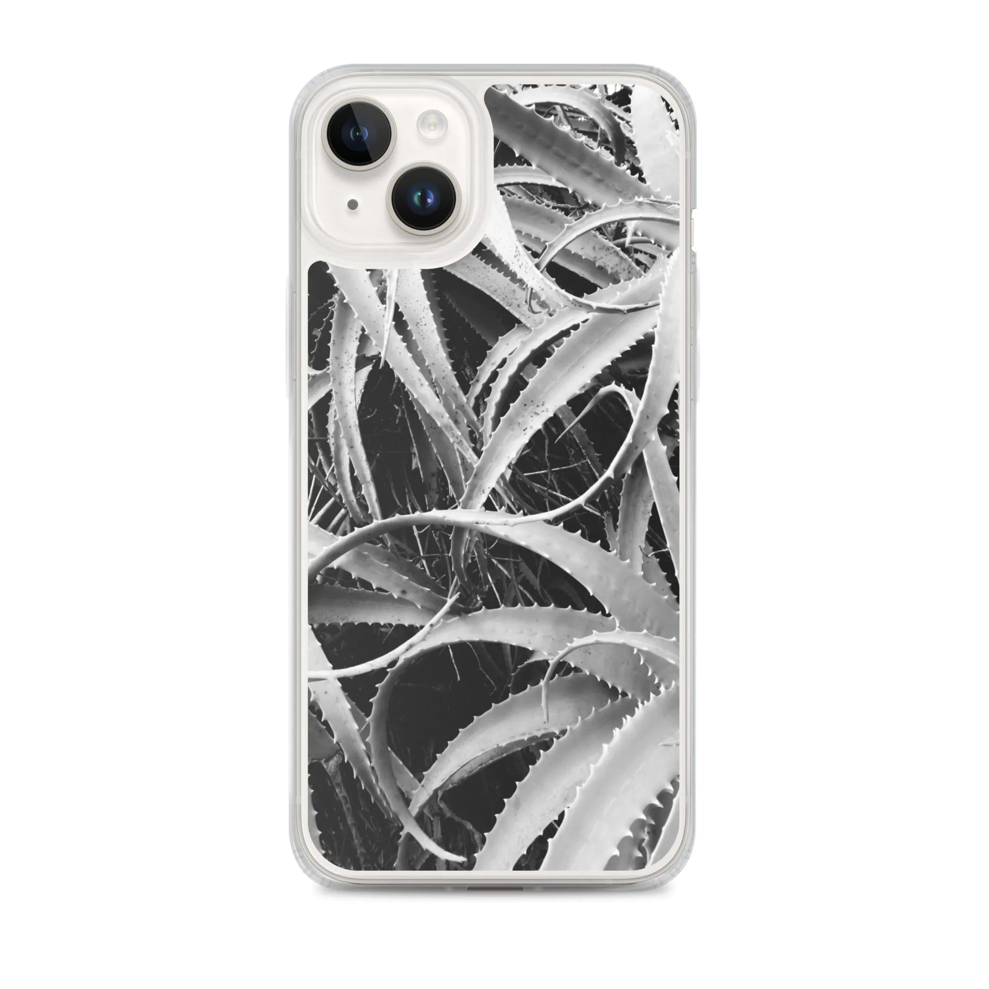 Spiked 2 + Too Botanical Art Iphone Case - Black And White - Iphone 14 Plus - Mobile Phone Cases - Aesthetic Art