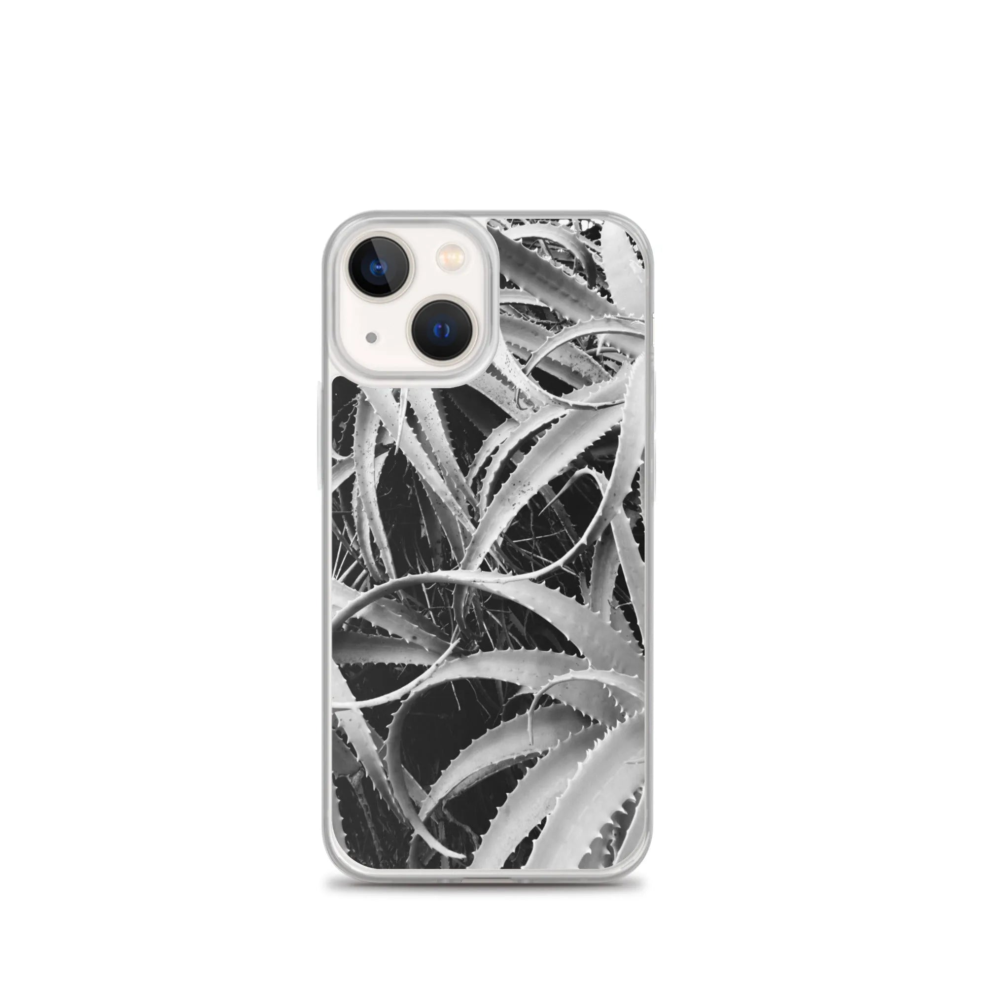 Spiked 2 + Too Botanical Art Iphone Case - Black And White - Iphone 13 Mini - Mobile Phone Cases - Aesthetic Art