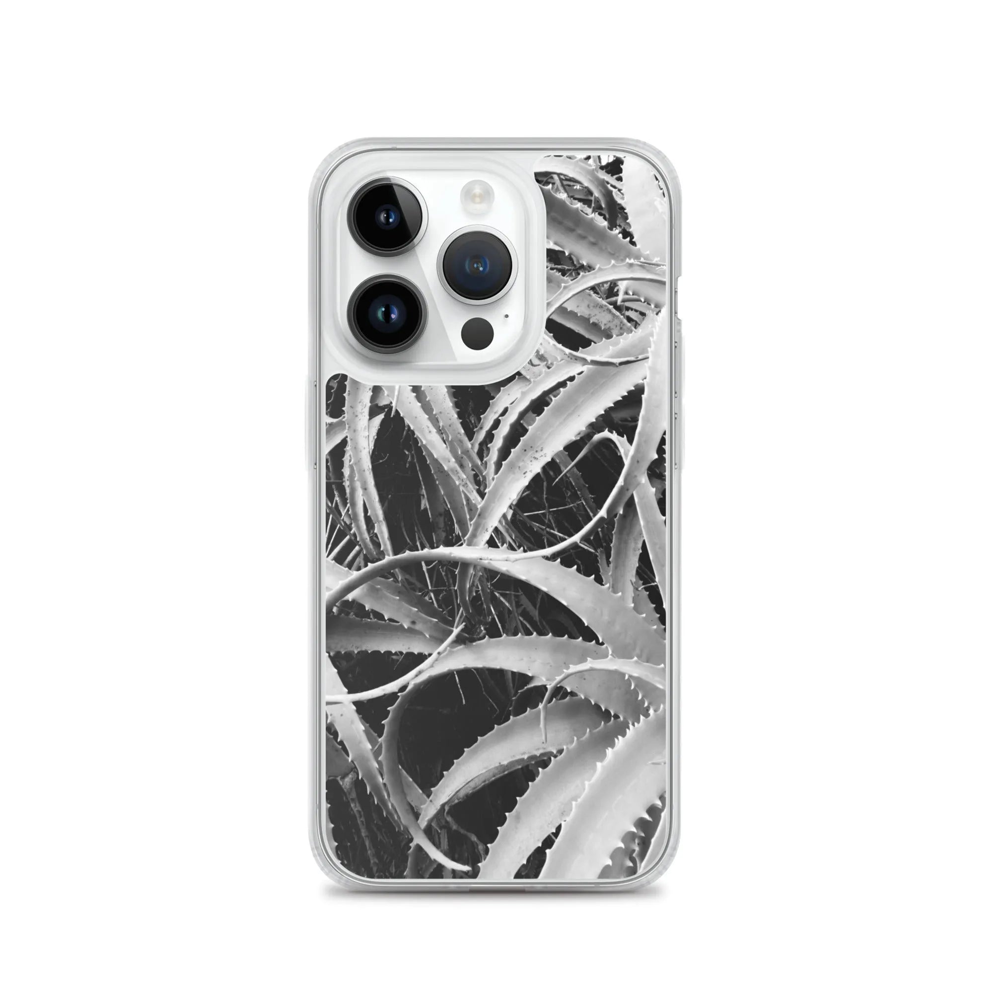 Spiked 2 + Too Botanical Art Iphone Case - Black And White - Iphone 14 Pro - Mobile Phone Cases - Aesthetic Art