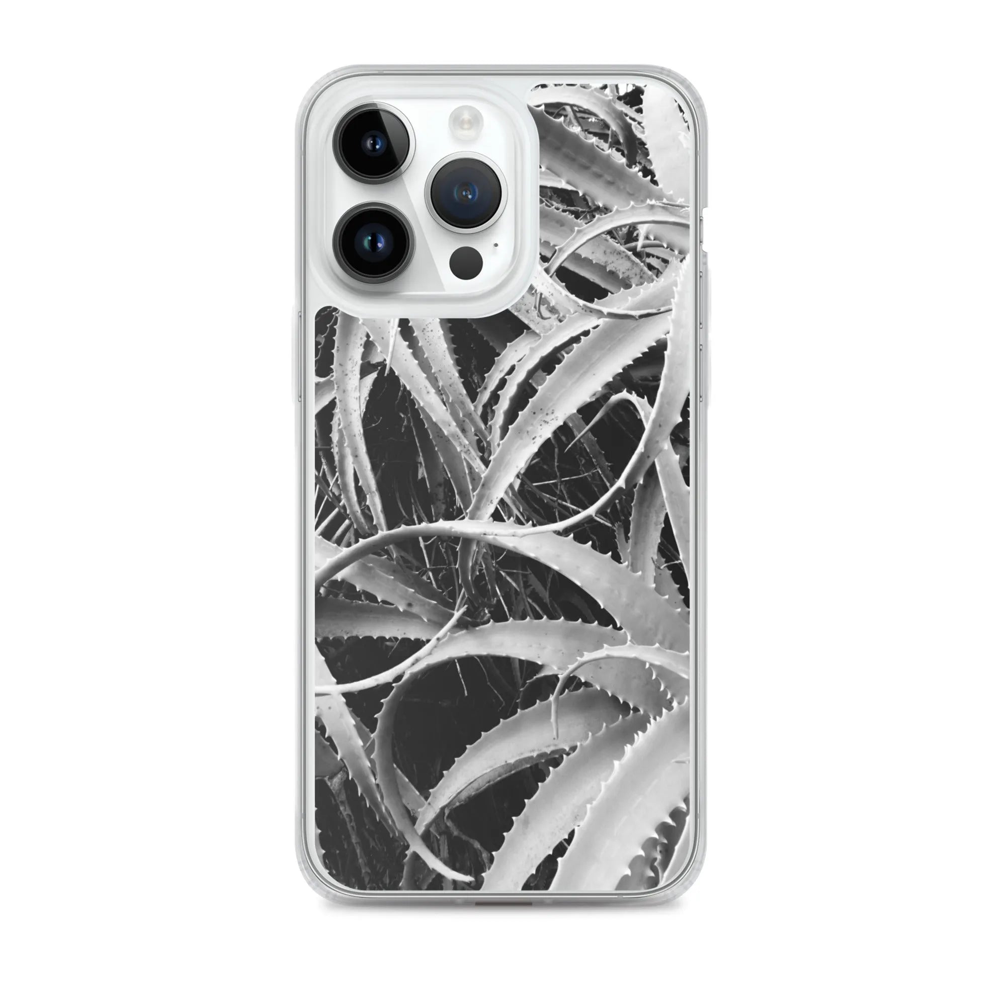 Spiked 2 + Too Botanical Art Iphone Case - Black And White - Iphone 14 Pro Max - Mobile Phone Cases - Aesthetic Art