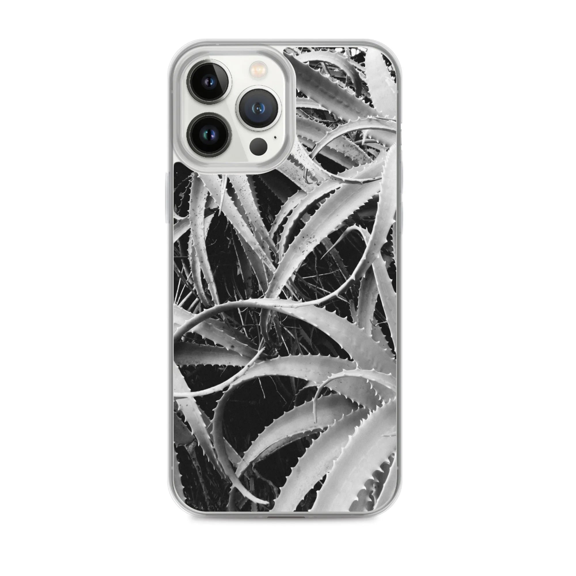 Spiked 2 + Too Botanical Art Iphone Case - Black And White - Iphone 13 Pro Max - Mobile Phone Cases - Aesthetic Art