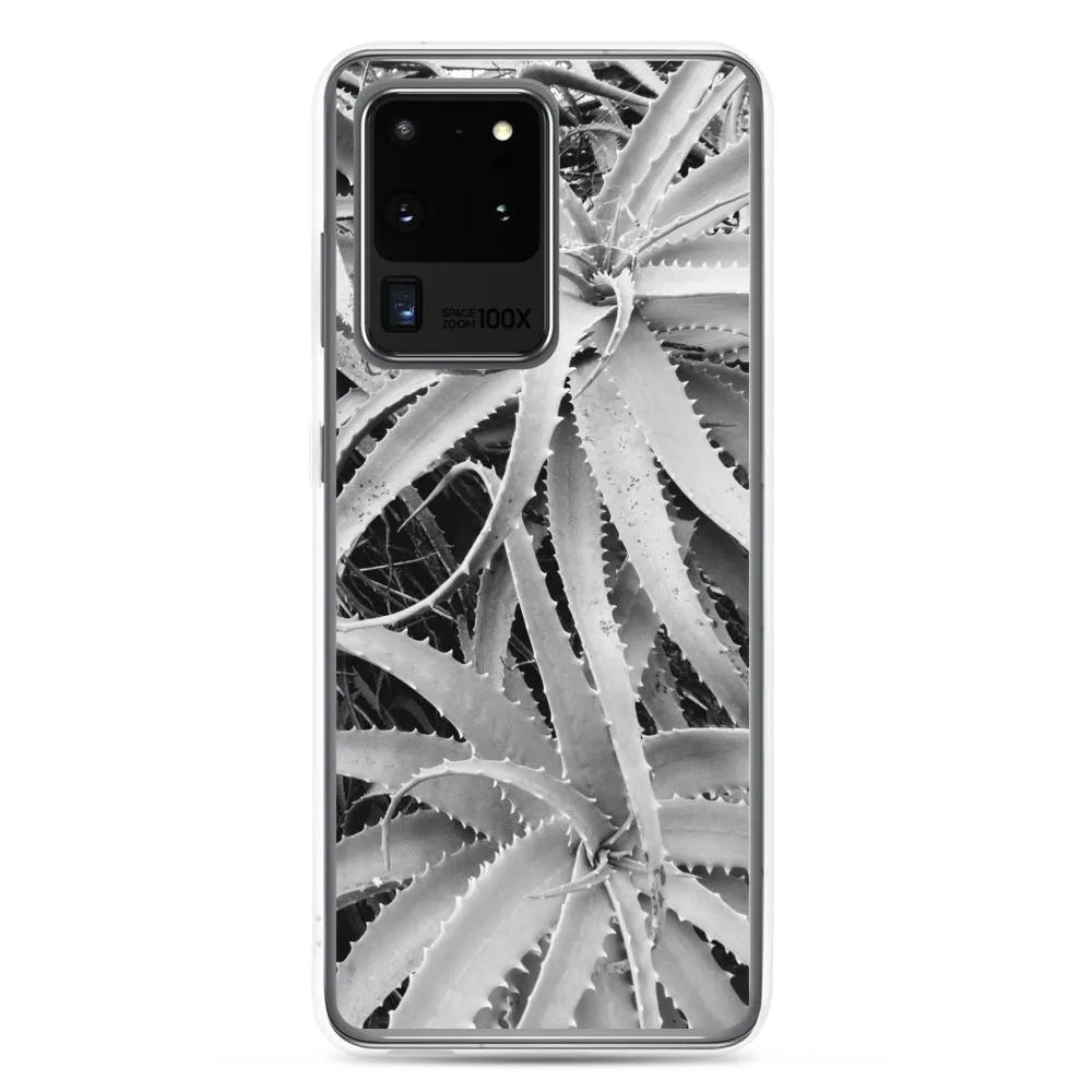 Spiked 2 + Too Samsung Galaxy Case - Black And White - Samsung Galaxy S20 Ultra - Mobile Phone Cases - Aesthetic Art