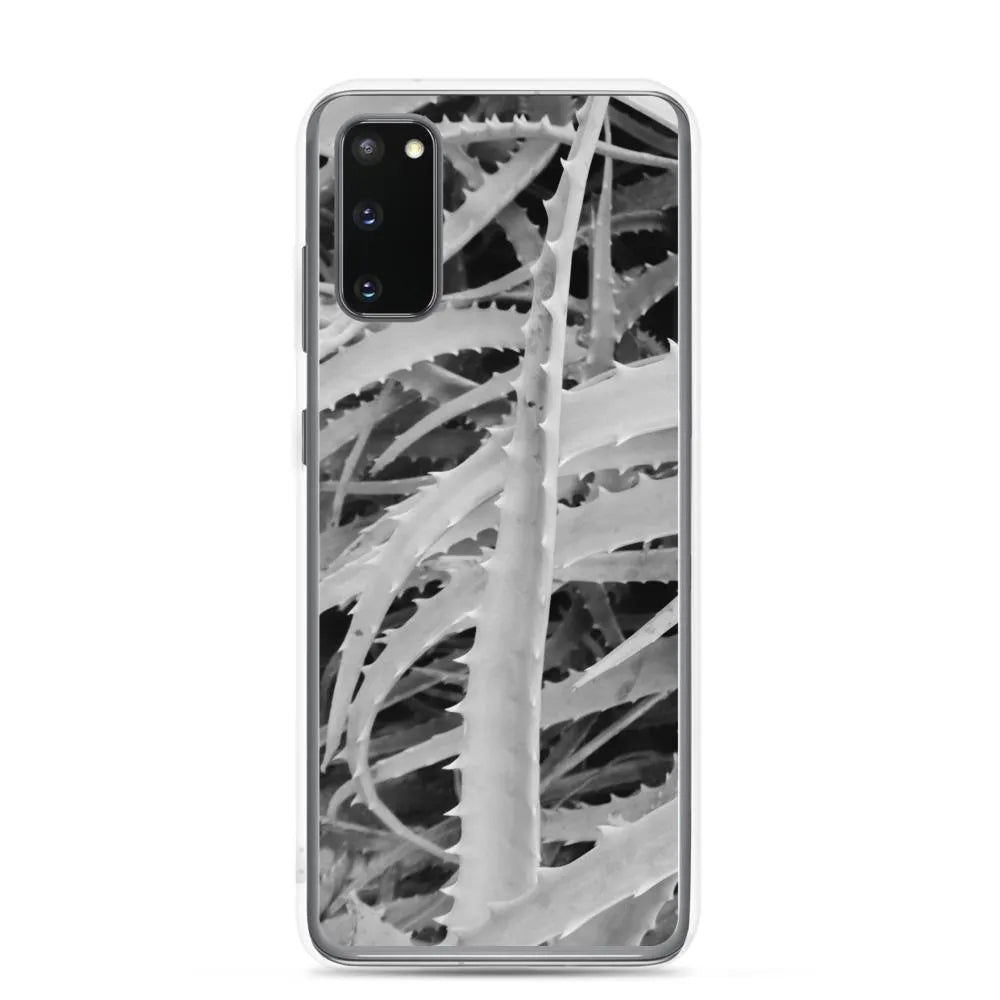 Spiked Samsung Galaxy Case - Black And White - Samsung Galaxy S20 - Mobile Phone Cases - Aesthetic Art