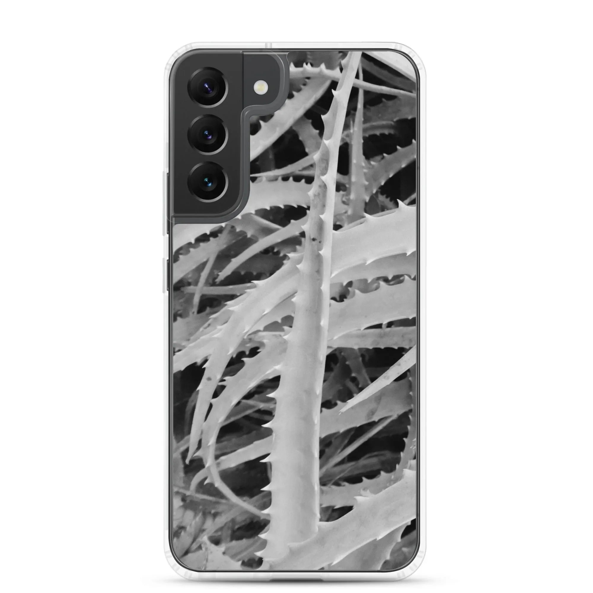 Spiked Samsung Galaxy Case - Black And White - Samsung Galaxy S22 Plus - Mobile Phone Cases - Aesthetic Art
