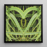 Spiked - Trippy Aloe Vera Botanical Art Print / Canvas, Humble Aloe Vera, Trippy Aloe Vera, Aloe Vera Botanical