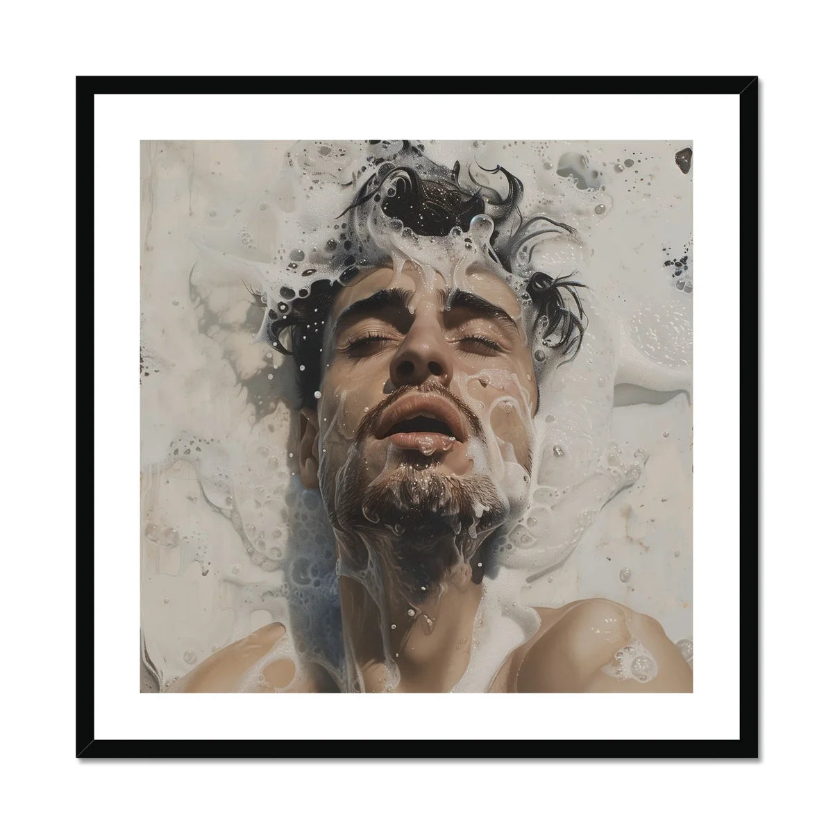 Spilled Milk - Dreamy Gay Art Erotica Giclee Print Posters Prints & Visual Artwork