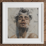 Spilled Milk - Dreamy Gay Art Erotica Giclee Print / Canvas, Ethereal Sea, Milky Waters, Gay Art
