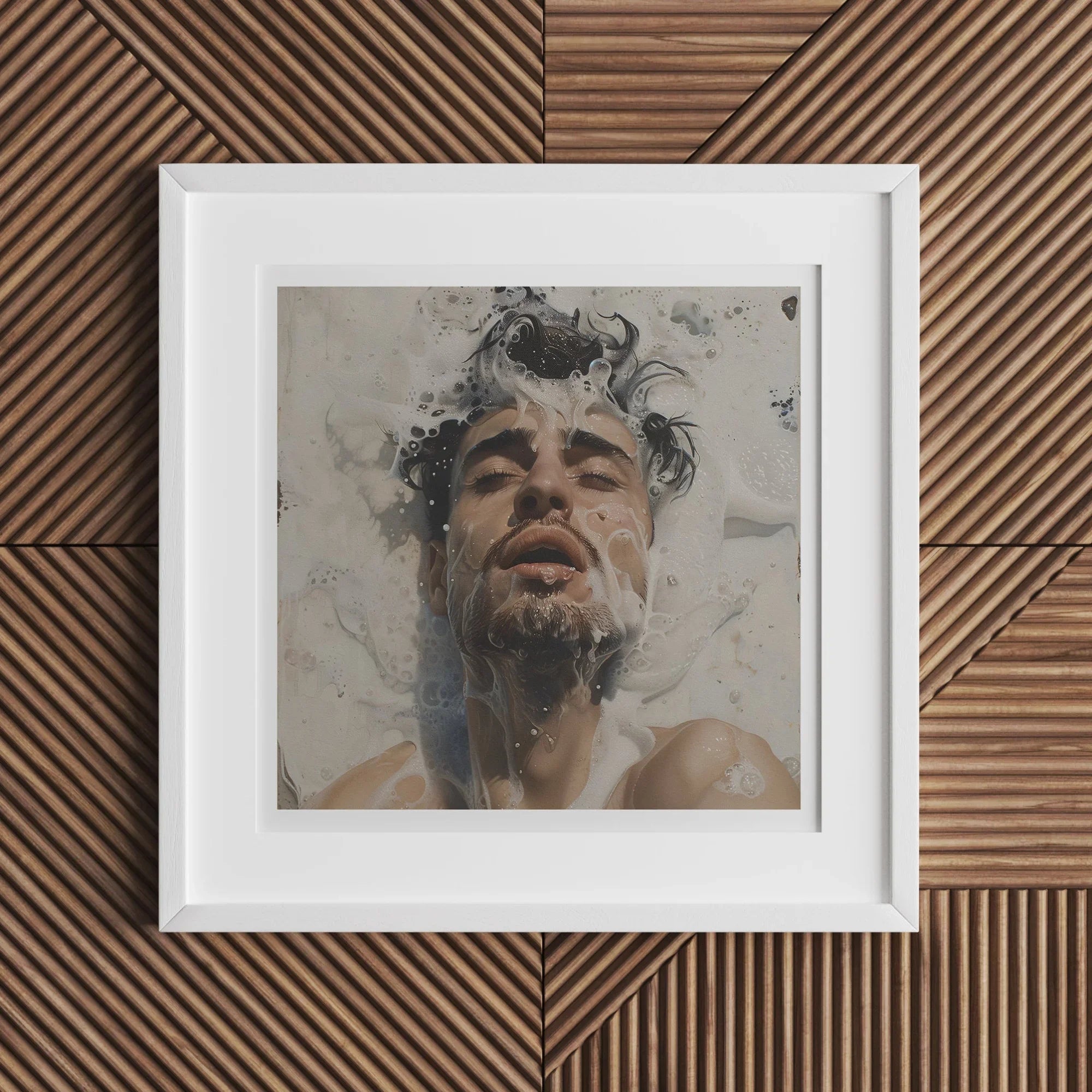 Spilled Milk - Dreamy Gay Art Erotica Giclee Print Posters Prints & Visual Artwork