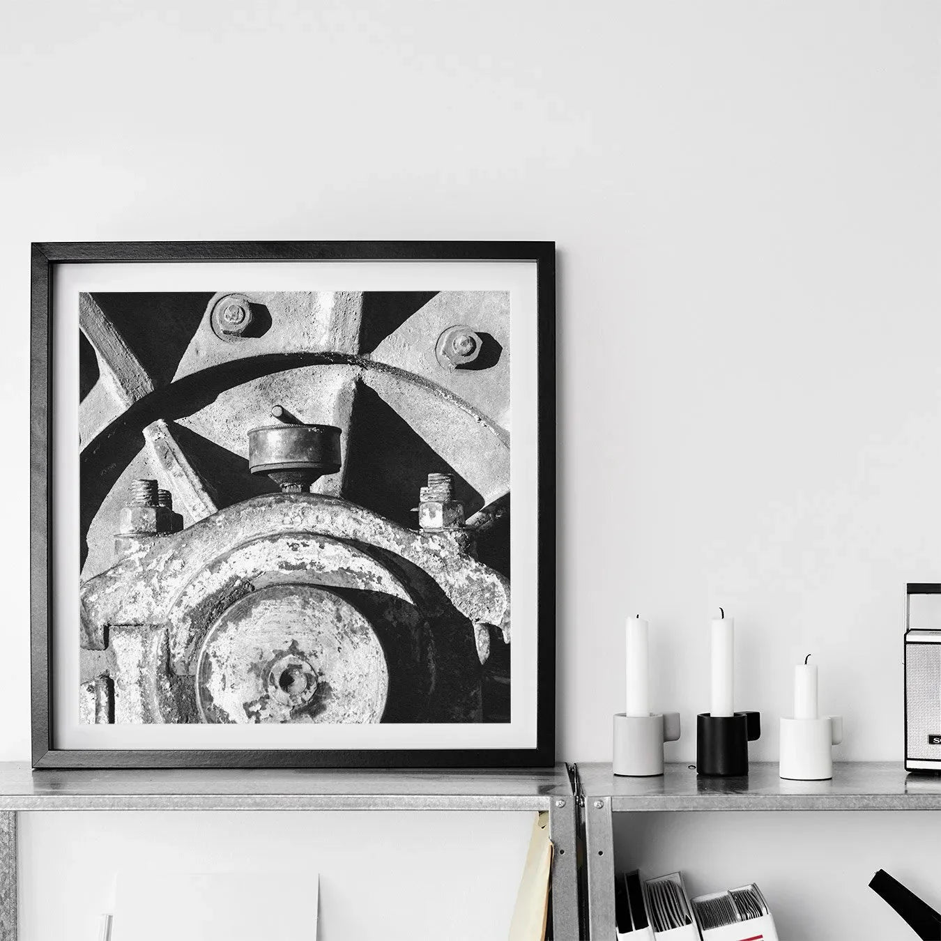Spin Cycle Giclée Print - Black And White Wall Art - 10×10 - Posters Prints & Visual Artwork - Aesthetic Art