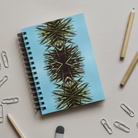 Pointy - Modern Mirrored Botanical Leaf Art Notebook Notebooks & Notepads