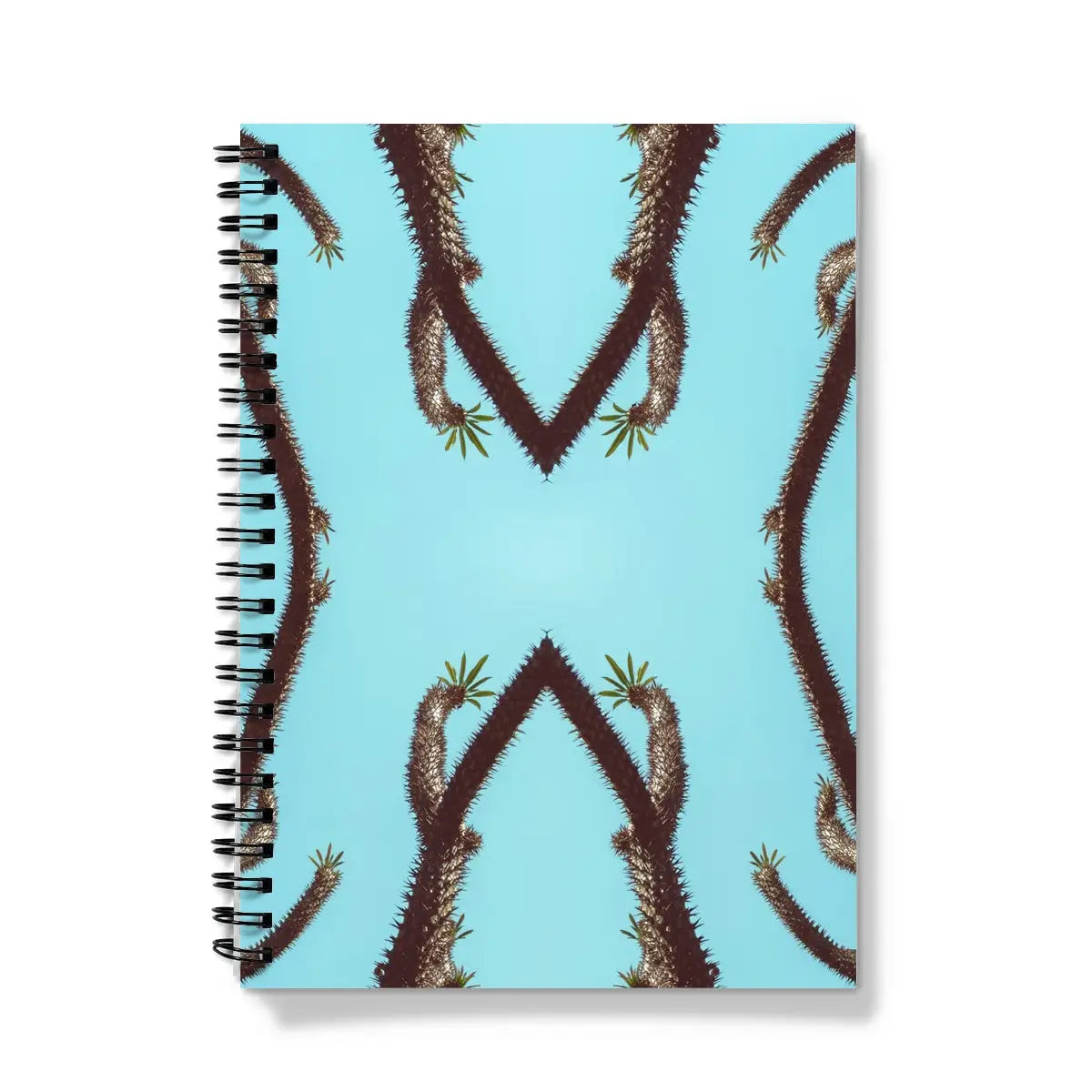 Chain Reaction - Trippy Succulent Notebook A5 - Graph Paper Notebooks & Notepads