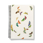 Rainbow Butterflies - Kamisaka Sekka Notebook A5 / Graph Notebooks & Notepads