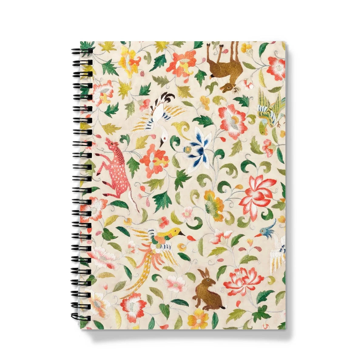 Crittersweet Symphony - Decorative Fabric Art Notebook A5 / Graph Notebooks & Notepads