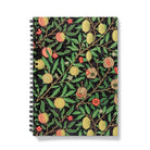 Four Fruits too - William Morris Botanical Notebook A5 - Graph Paper Notebooks & Notepads